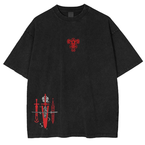 Asta Black Clover Oversized T-Shirt