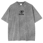 Ichigo Bleach Anime Double Printed Vintage Washed Tee