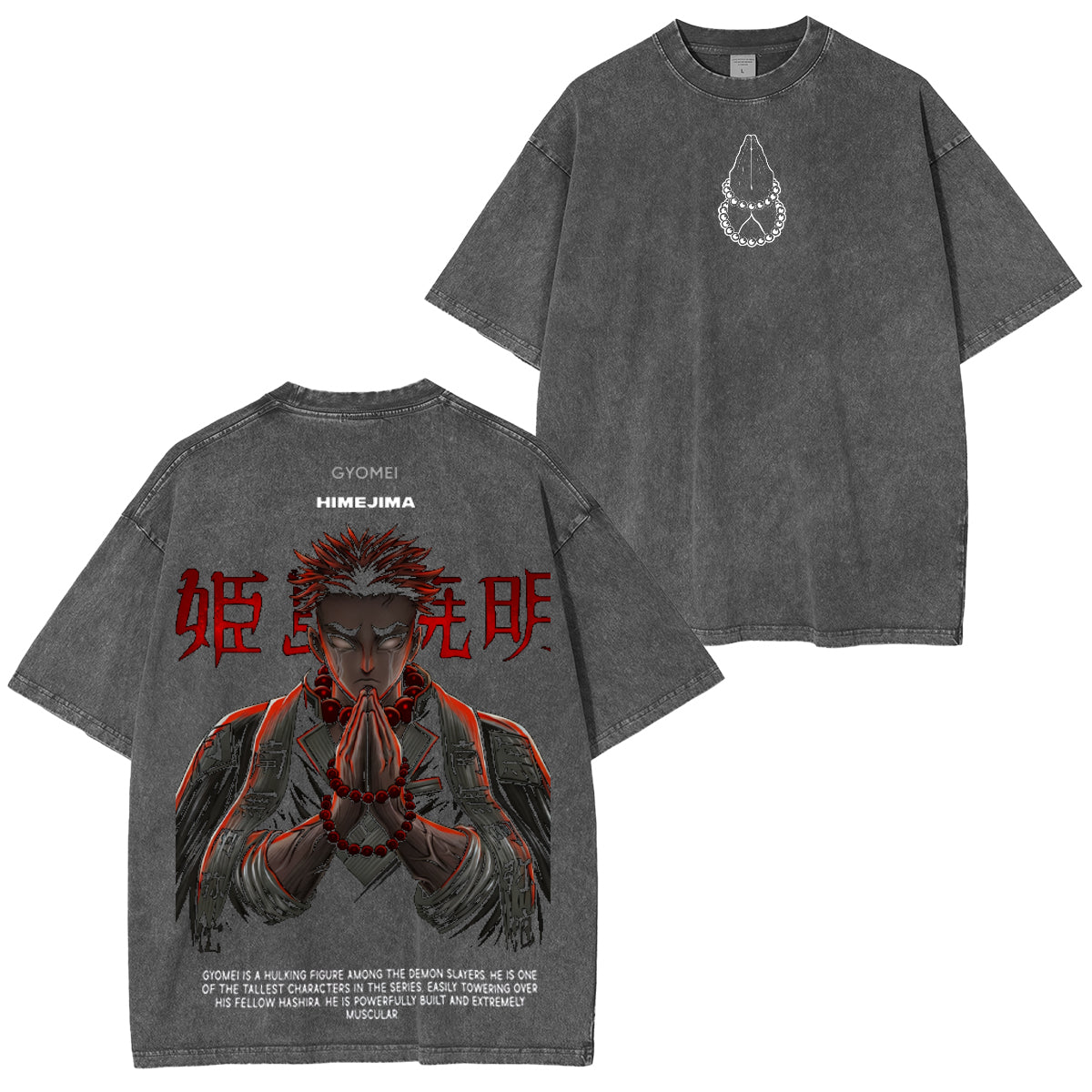 Demon Slayer Vintage Washed T-shirt/Crewneck/Hoodie