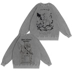 Asta x Black Bulls Black Clover Anime Washed T-shirt/Crewneck/Hoodie