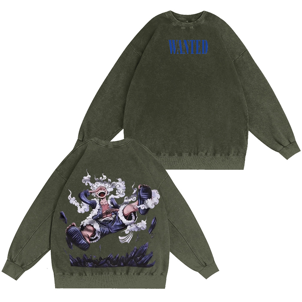 One Piece Vintage Washed T-shirt/Crewneck/Hoodie