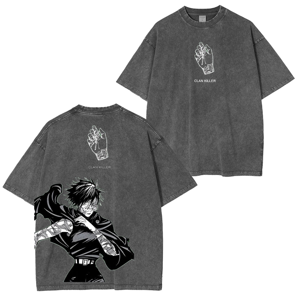 Maki Zenin Jujutsu Kaisen Anime Unisex Washed T-Shirt