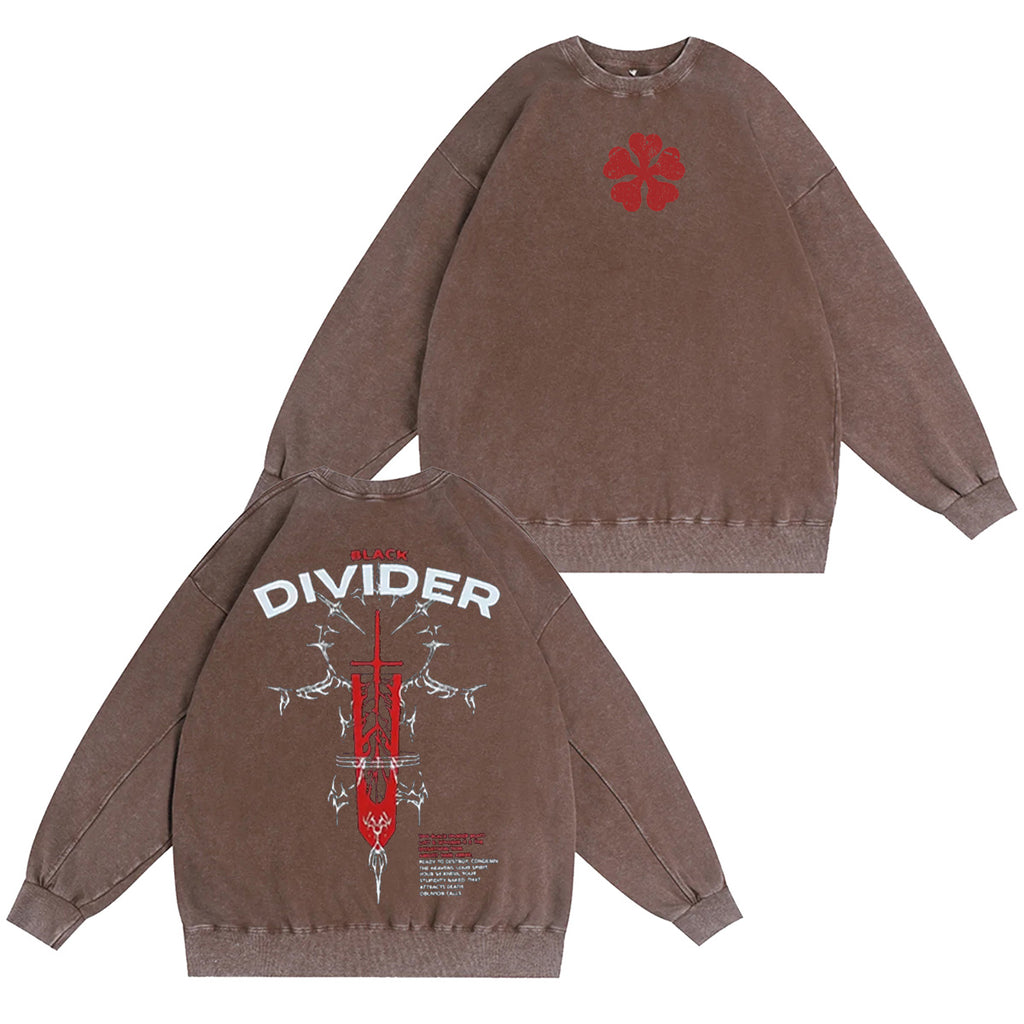 Black Clover Washed T-shirt/Crewneck/Hoodie