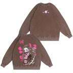 Kamado Nezuko Demon Slayer Washed T-shirt/Crewneck/Hoodie