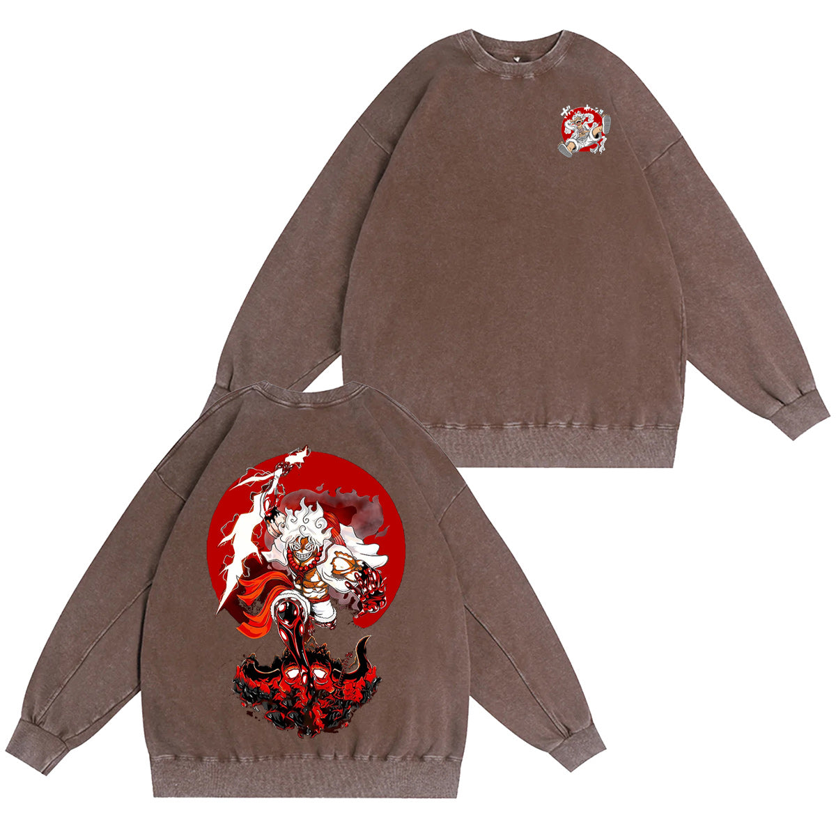 Luffy Gear 5 One Piece Washed T-shirt/Crewneck/Hoodie