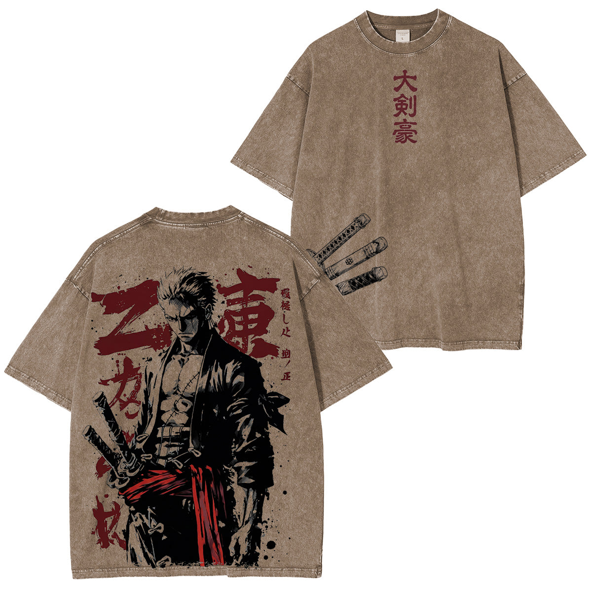 One Piece Roronoa Zoro Vintage Tee