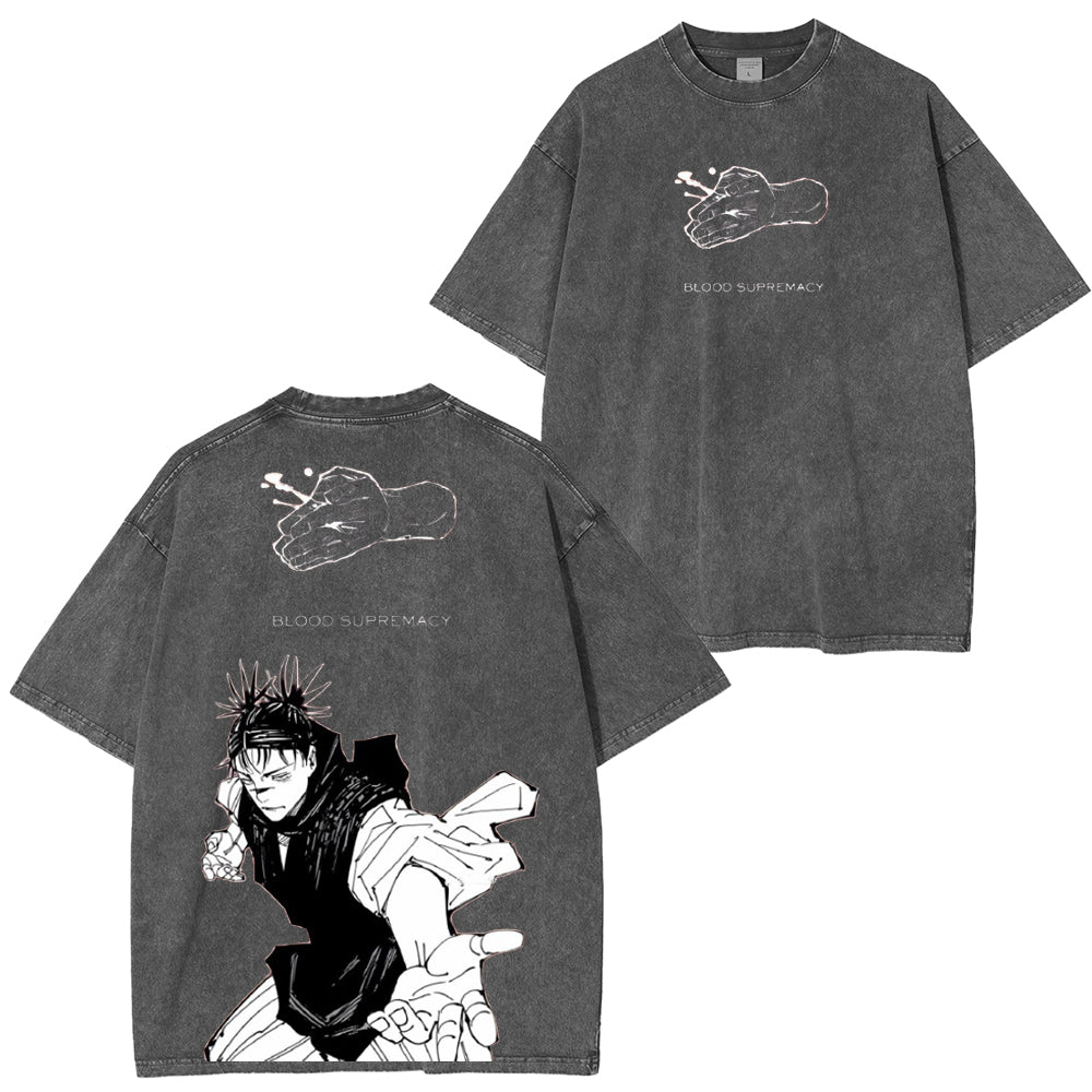 Choso Jujutsu Kaisen Anime Unisex Washed T-Shirt