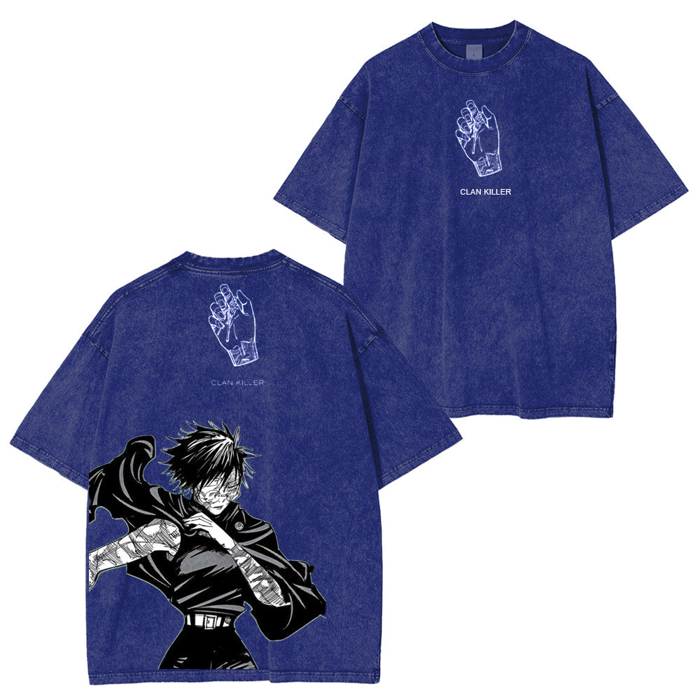 Maki Zenin Jujutsu Kaisen Anime Unisex Washed T-Shirt