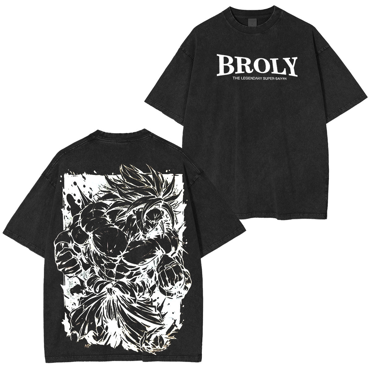 DRAGON BALL�?Broli Vintage washed T-shirt/Crewneck/Hoodie