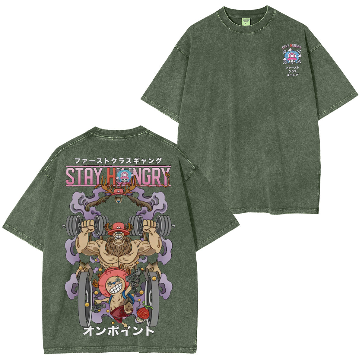One Piece Vintage Washed T-shirt/Crewneck/Hoodie