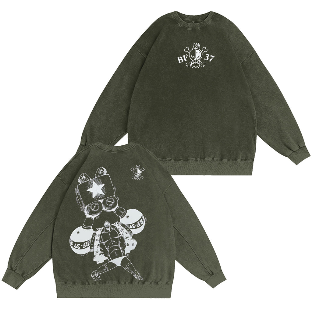 One Piece Vintage Washed T-shirt/Crewneck/Hoodie