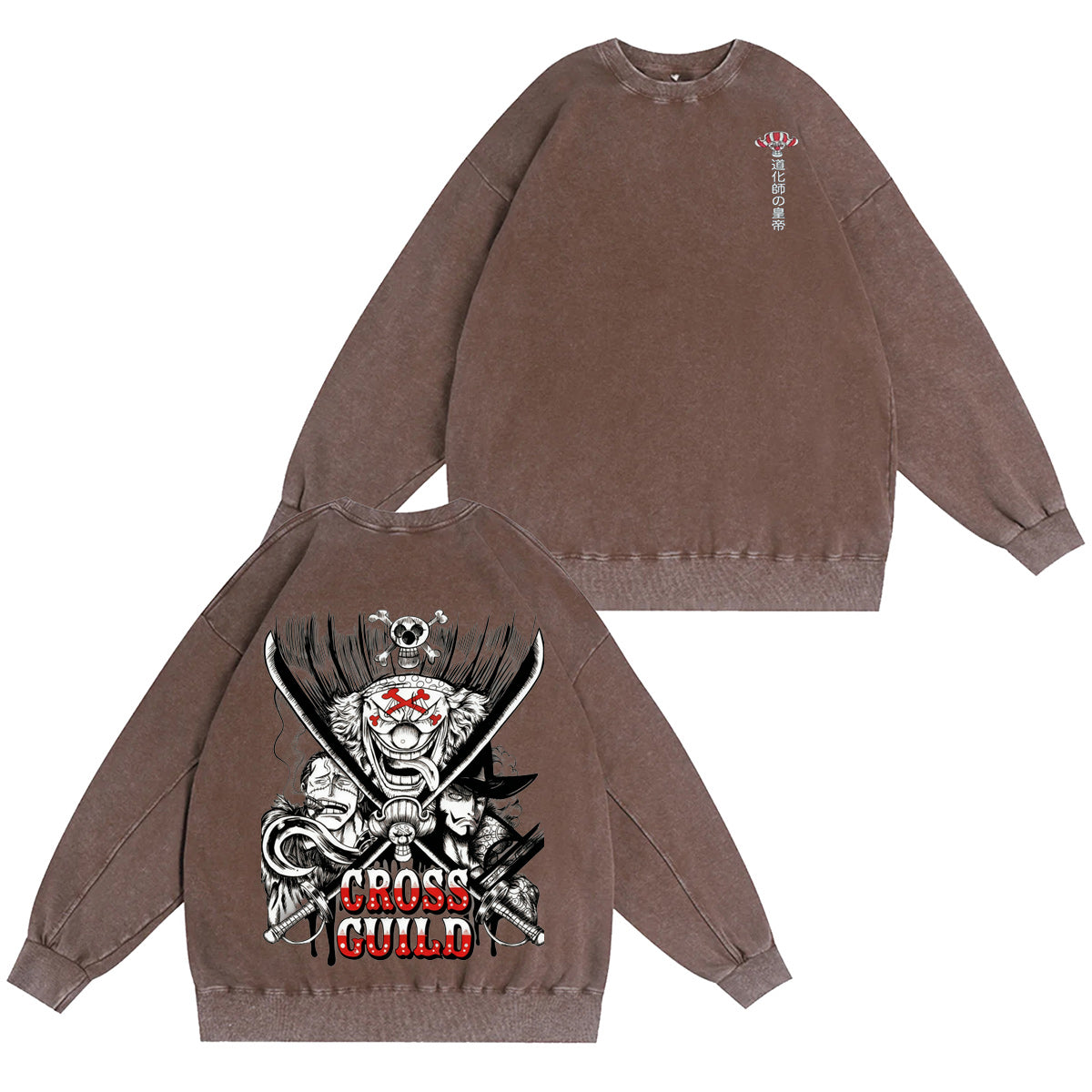 One Piece Vintage Washed T-shirt/Crewneck/Hoodie