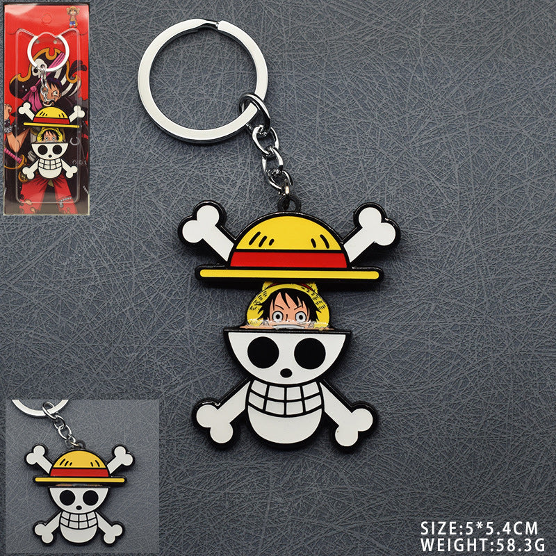 High-quality One Piece keychains/keychains, anime merchandise, backpack charms