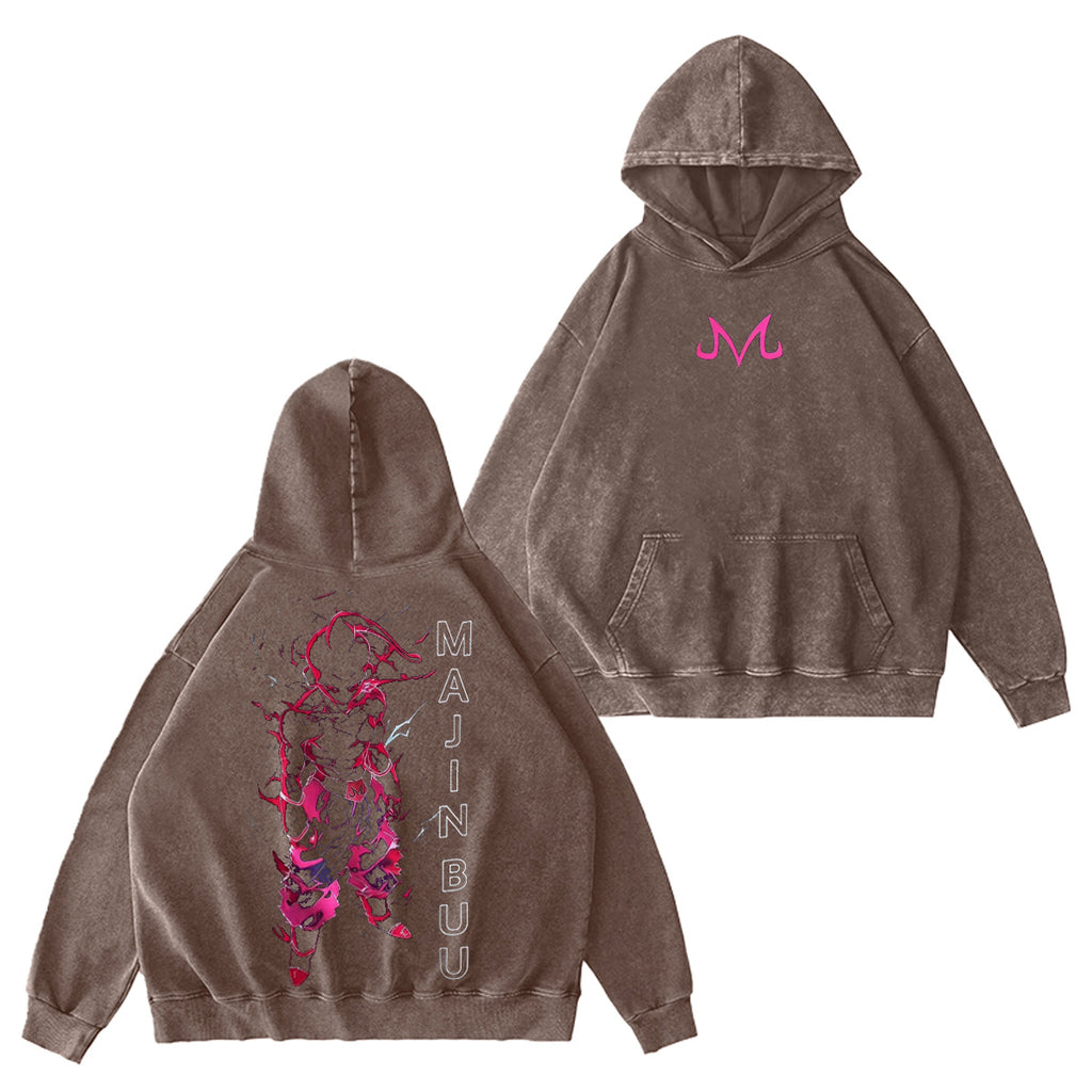 Majin Buu Dragon Ball Washed T-shirt/Crewneck/Hoodie