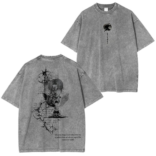 Attack on Titan £ºLevi Ackerman Vintage washed T-shirt/Crewneck/Hoodie
