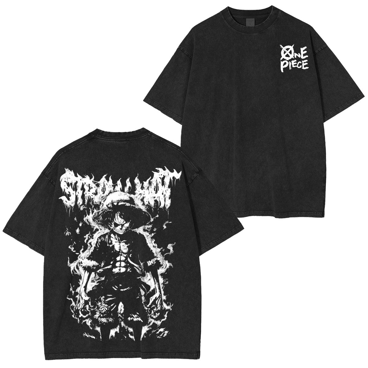One Piece Washed T-shirt/Crewneck/Hoodie