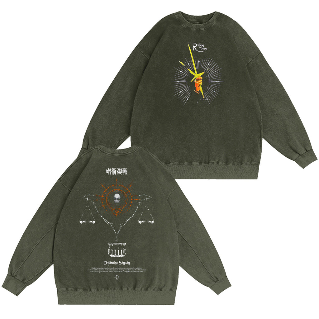 Chubuku Shishi Demon Slayer Washed T-shirt/Crewneck/Hoodie