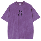 Retro Limited Sung Jin Woo Solo Leveling anime Washed Cotton T-shirt