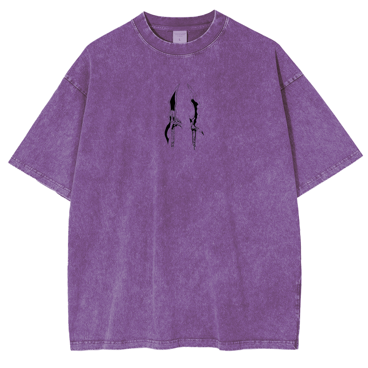 Retro Limited Sung Jin Woo Solo Leveling anime Washed Cotton T-shirt
