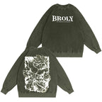 DRAGON BALL�?Broli Vintage washed T-shirt/Crewneck/Hoodie