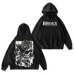 DRAGON BALL�?Broli Vintage washed T-shirt/Crewneck/Hoodie