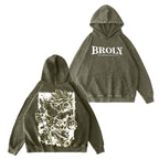 DRAGON BALL�?Broli Vintage washed T-shirt/Crewneck/Hoodie