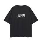 Heart’s Blossom Streetwear Shirt Black