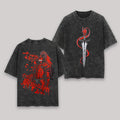 Sung Jin Woo Solo Leveling Printed Unisex Washed T-Shirt