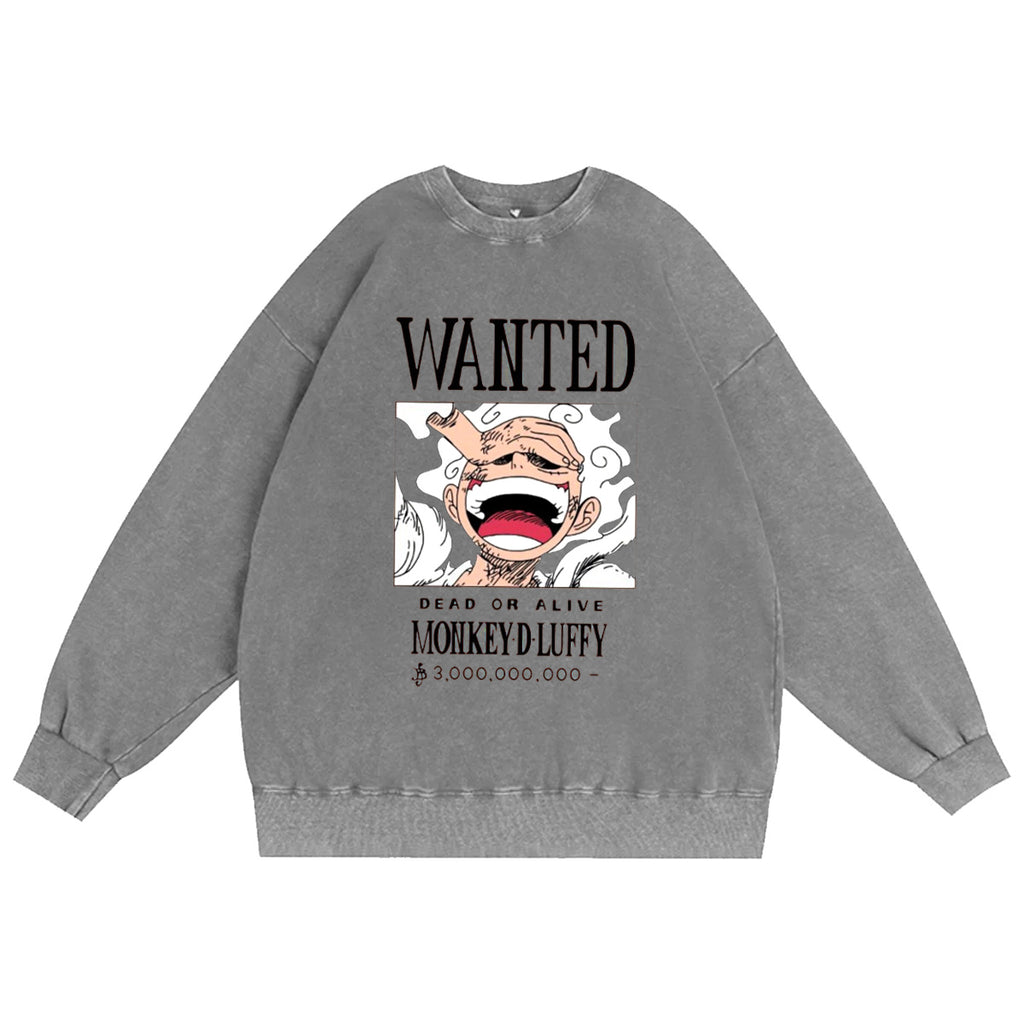 ONE POECE LUFFY Vintage washed T-shirt/Crewneck/Hoodie