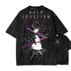 solo leveling Unisex Fit Washed T-Shirt 2502007475