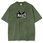 My Hero Academia Double Print Oversize Anime Manga Acid Washed Cotton T-ShirtDouble Print Oversize Anime Manga Acid Washed Cotton T-Shirt