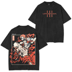Akaza Demon Slayer Vintage Washed Unisex T-Shirt