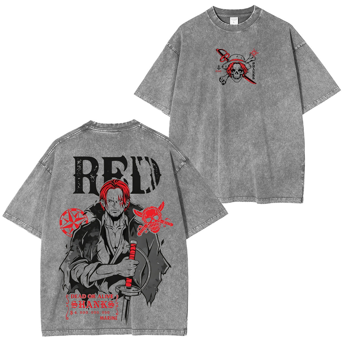 One Piece Shanks Vintage Tee