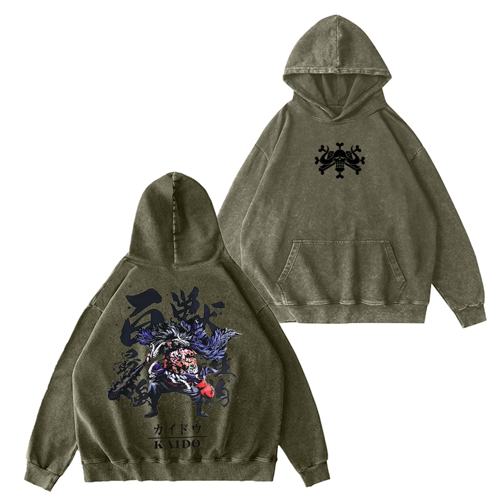 Kaido - One Piece Vintage washed T-shirt/Crewneck/Hoodie