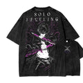 Solo Leveling Printed Unisex Washed T-Shirt