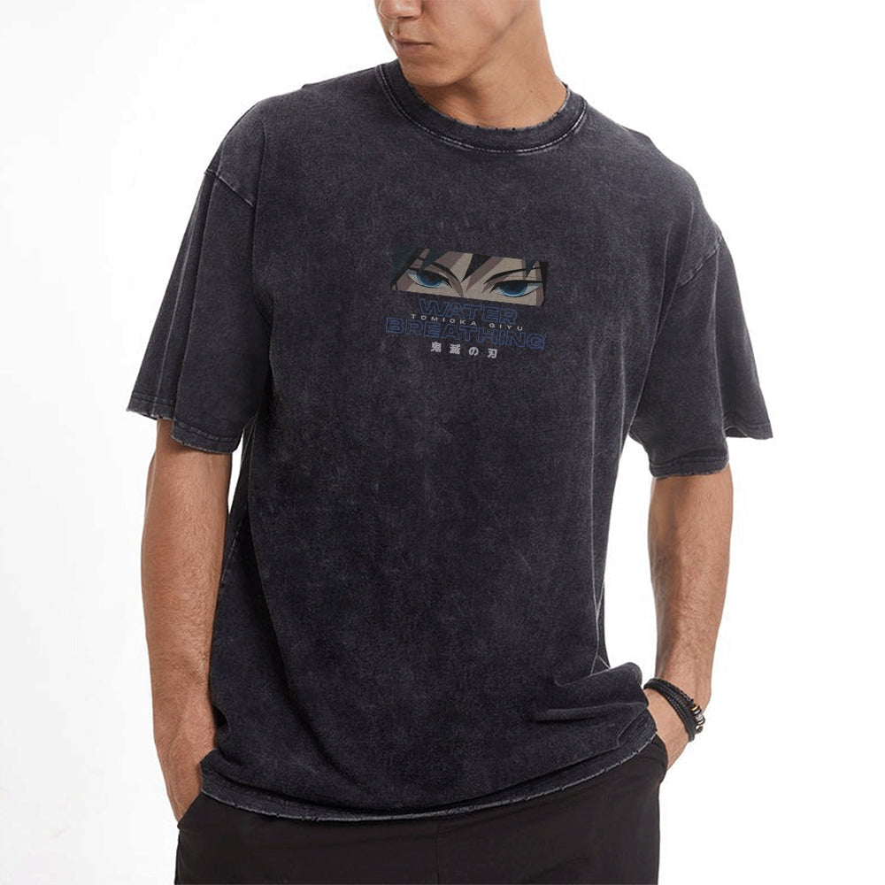 OG Giyu Tomioka Vintage Oversized T-Shirt | Demon Slayer