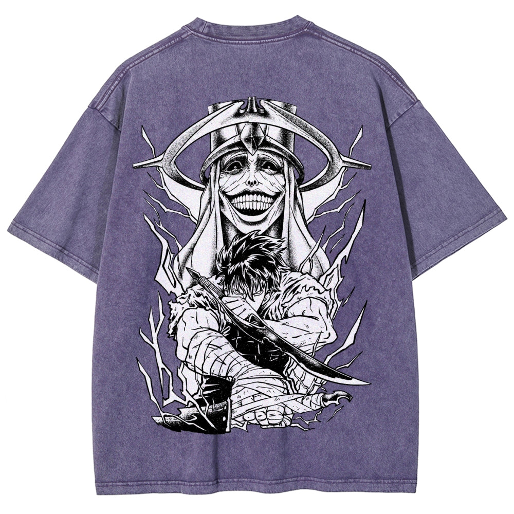Solo Leveling Unisex Fit Washed T-Shirt