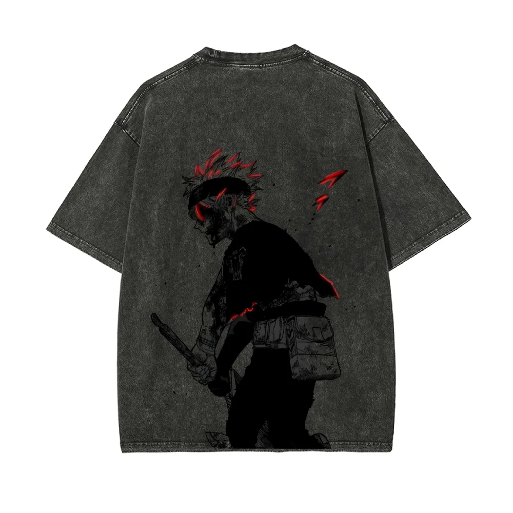 Black Clover Vintage Oversized T-Shirt