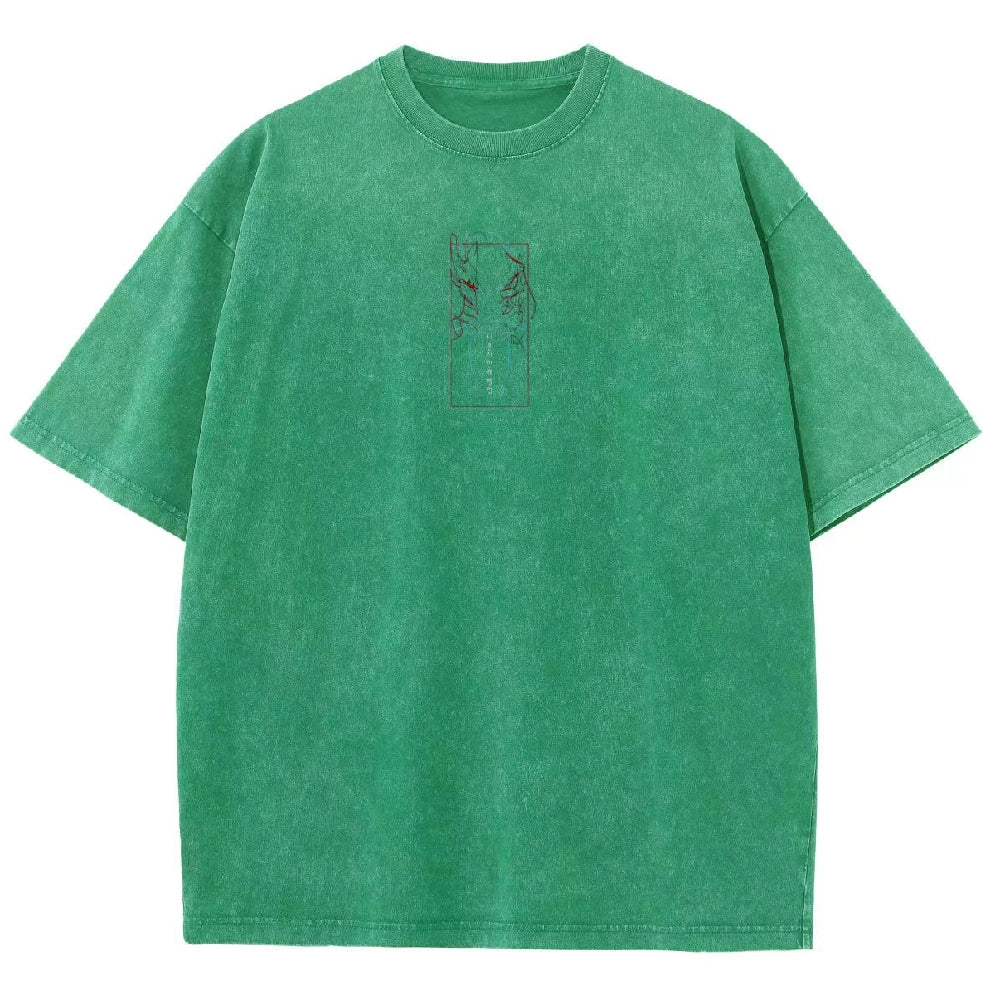 solo leveling Unisex Fit Washed T-Shirt 2501009733