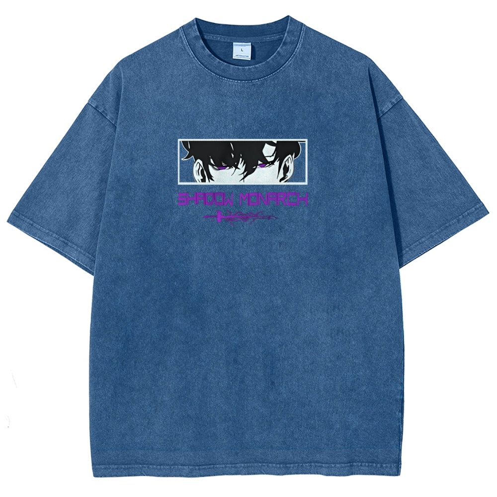 solo leveling Unisex Fit Washed T-Shirt 2501009734
