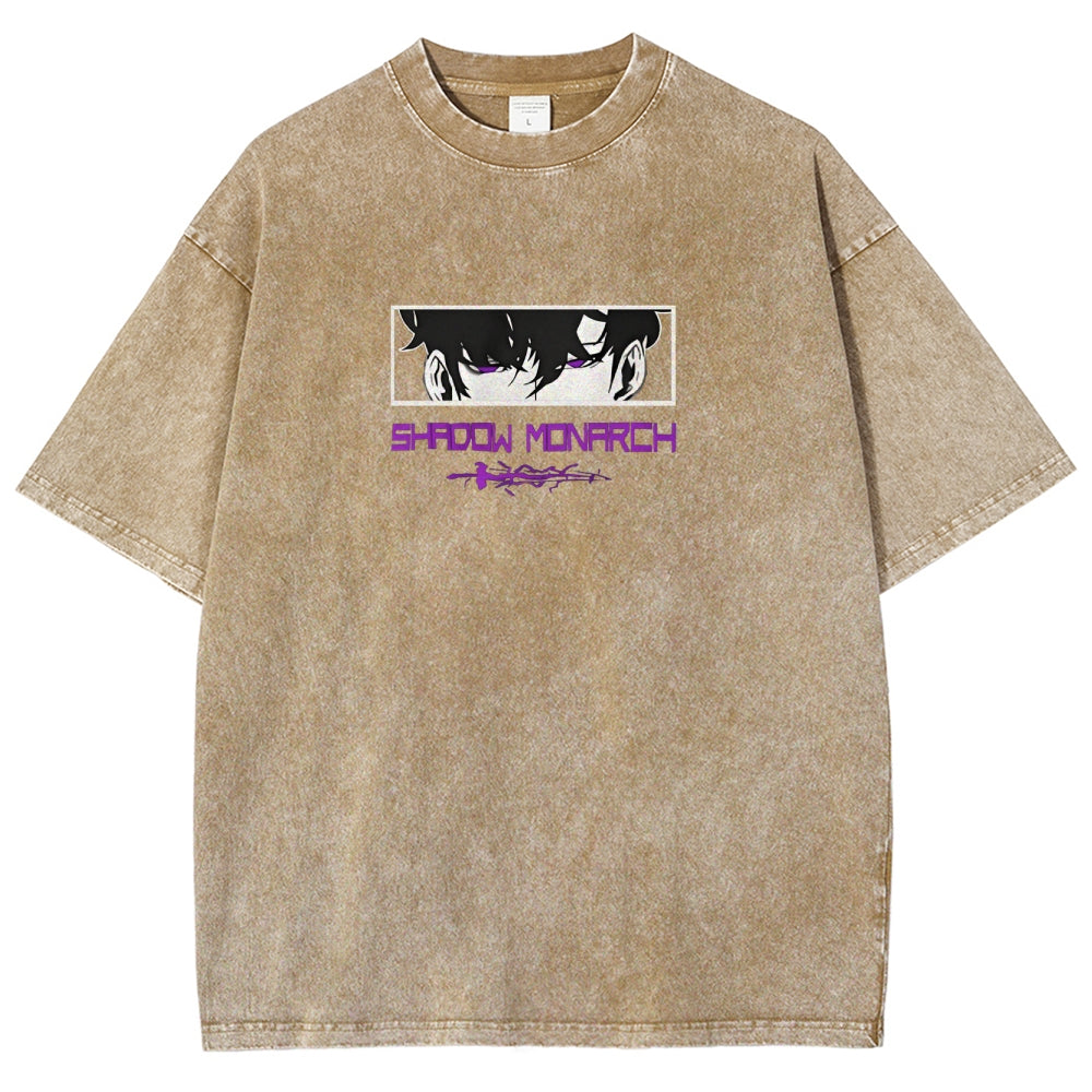 solo leveling Unisex Fit Washed T-Shirt 2501009734
