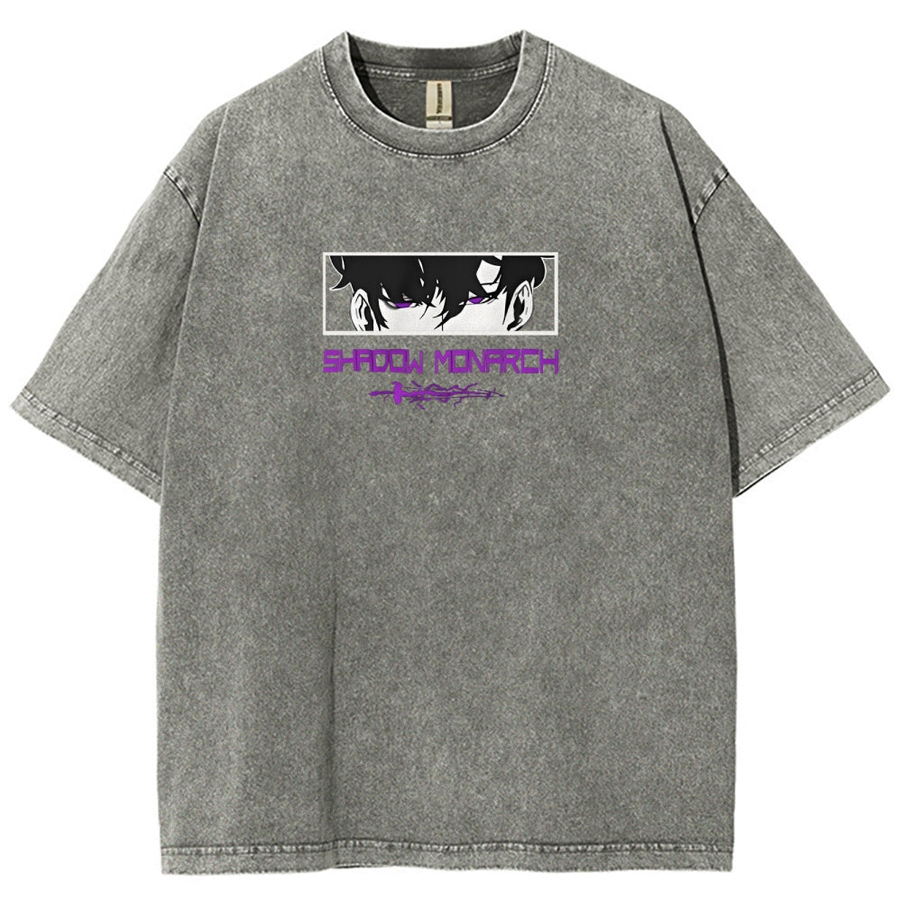 solo leveling Unisex Fit Washed T-Shirt 2501009734