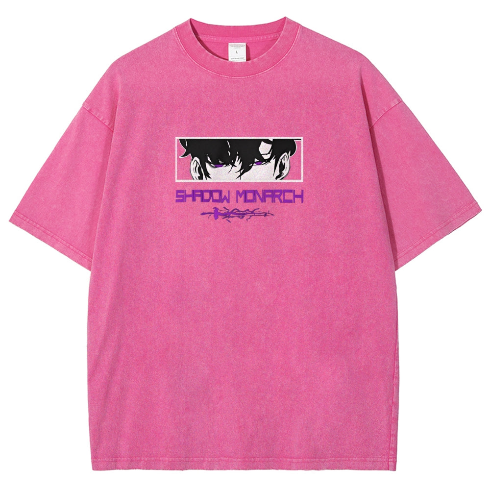 solo leveling Unisex Fit Washed T-Shirt 2501009734