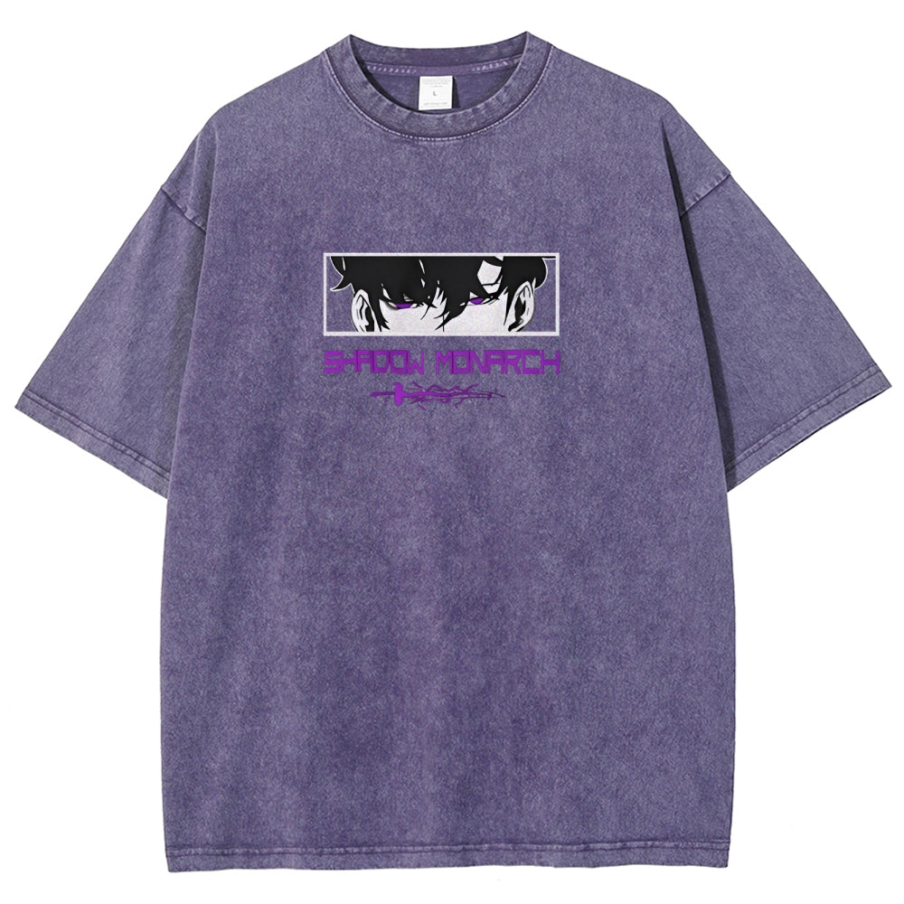 solo leveling Unisex Fit Washed T-Shirt 2501009734