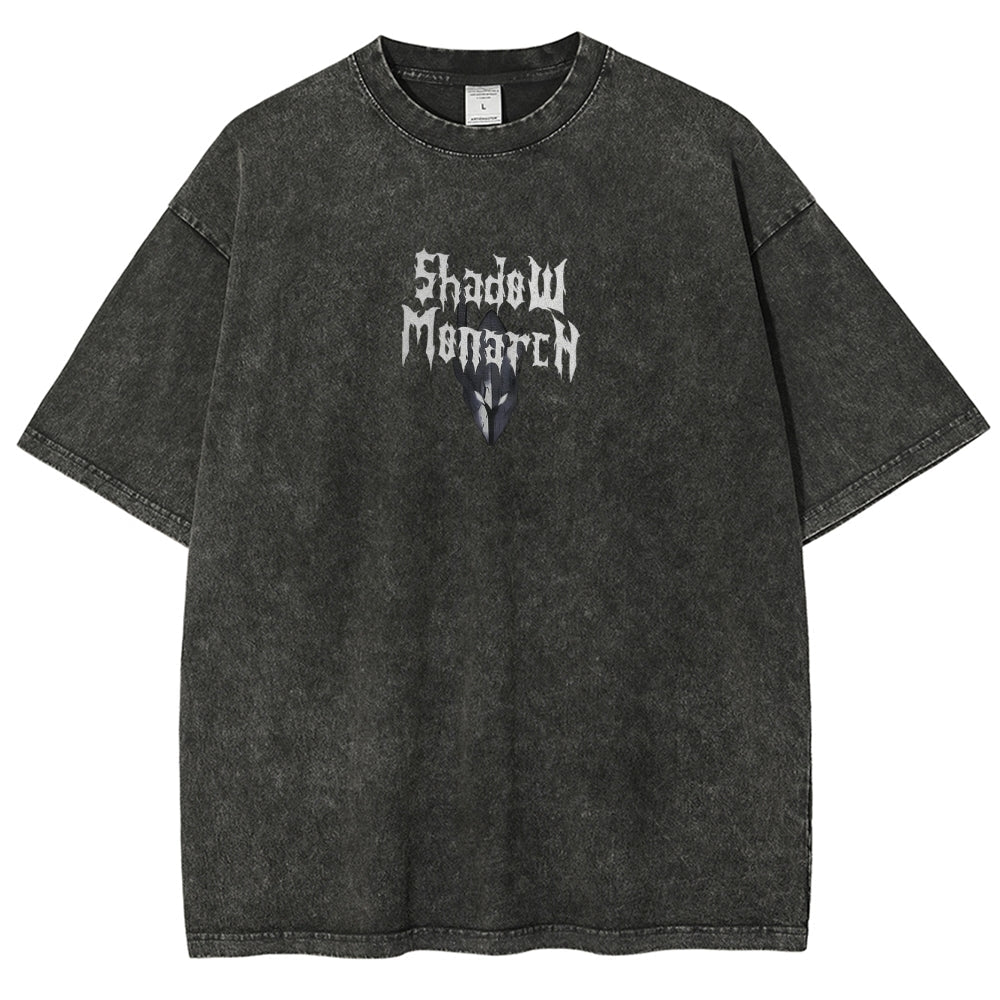 solo leveling Unisex Fit Washed T-Shirt 2501009739