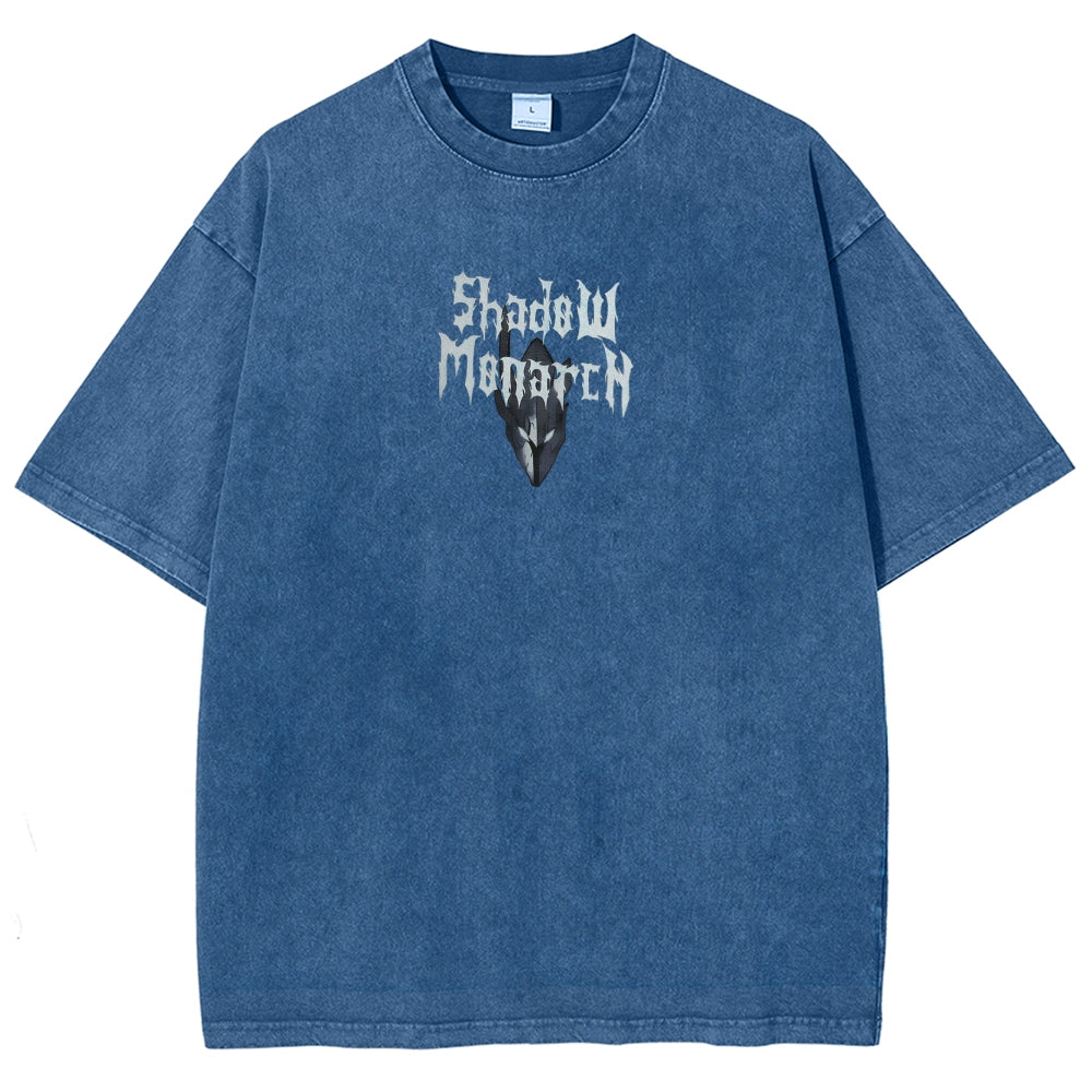 solo leveling Unisex Fit Washed T-Shirt 2501009739