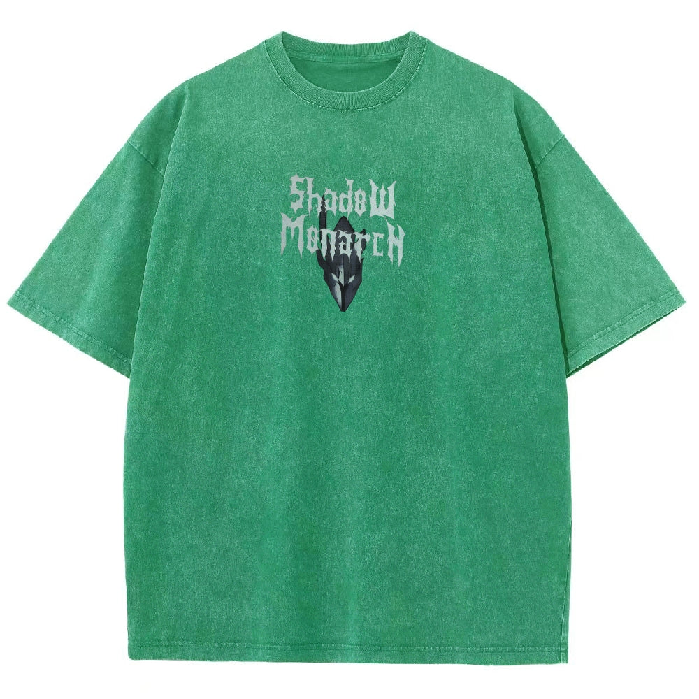 solo leveling Unisex Fit Washed T-Shirt 2501009739