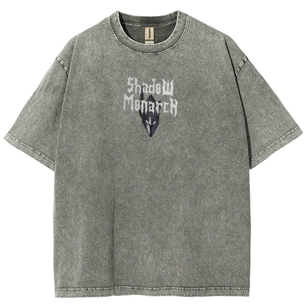 solo leveling Unisex Fit Washed T-Shirt 2501009739