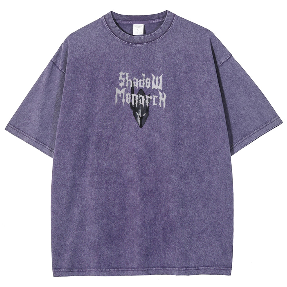 solo leveling Unisex Fit Washed T-Shirt 2501009739