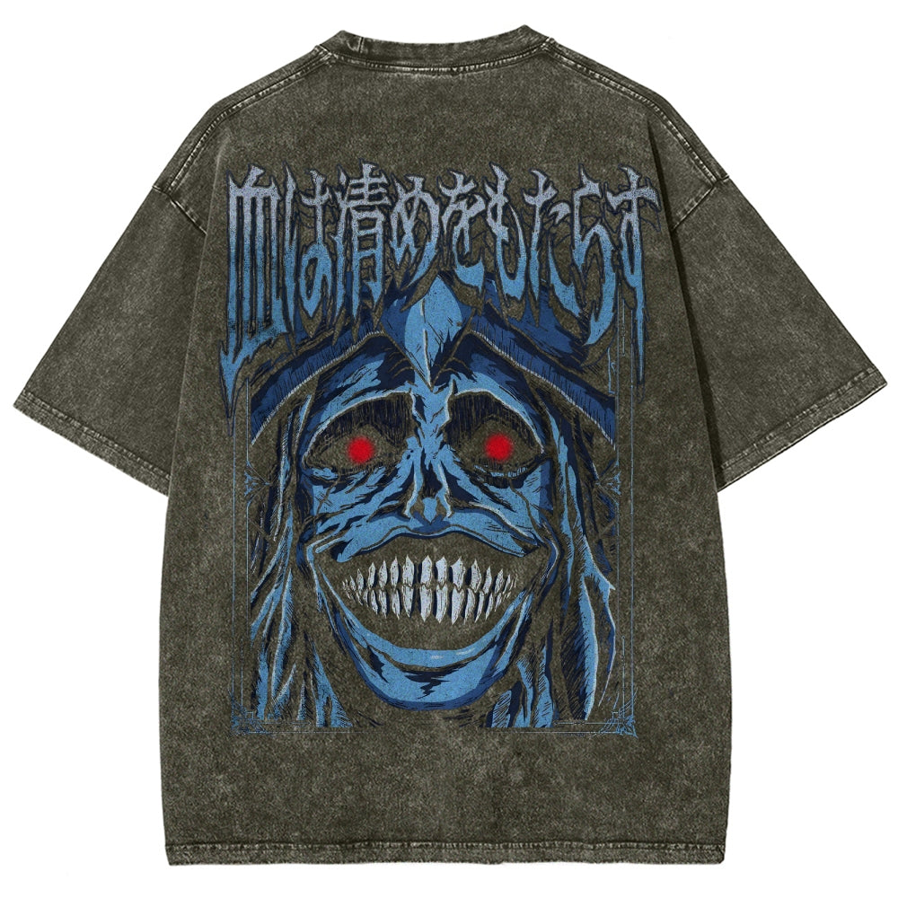 solo leveling Unisex Fit Washed T-Shirt 2502004256